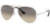 Aviator Gradient RB3025 silver metal grey