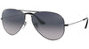 Aviator Gradient RB3025 polished gunmetal